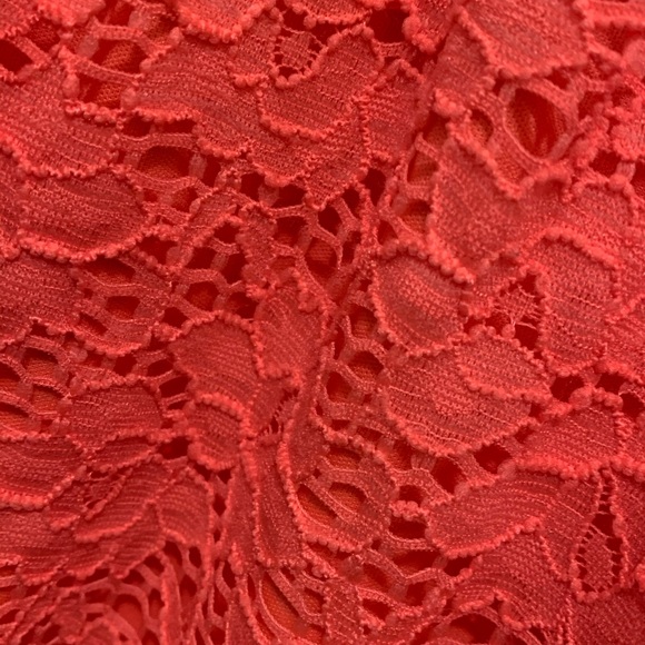 Beautiful Coral Strapless Dress - Picture 5 of 8